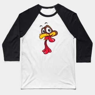 Thanksgiving Turkey Face Matching Family Costume Gift Kids Baseball T-Shirt